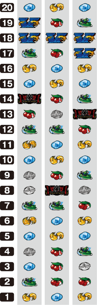 パチスロ モンキーターンⅣのリール