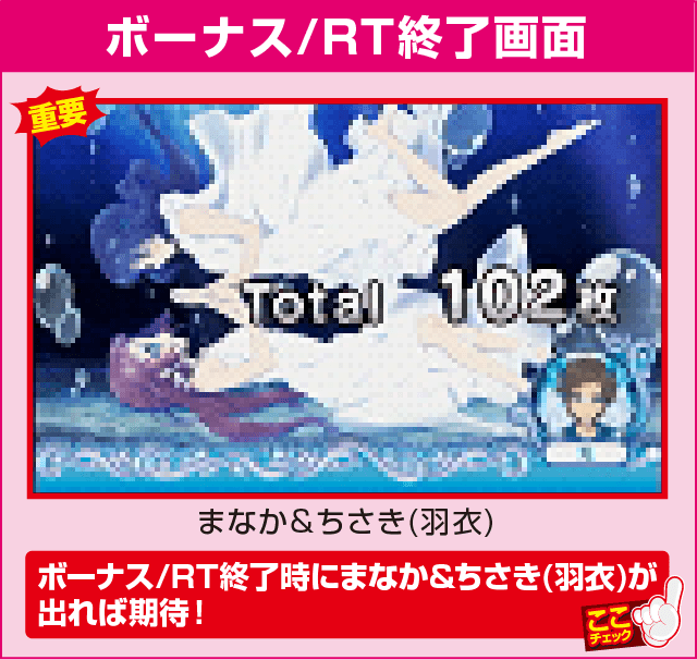 パチスロ 凪のあすからの確定演出