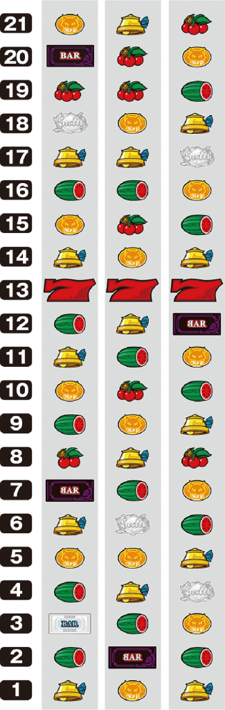 ぱちスロ ウルトラセブンのリール