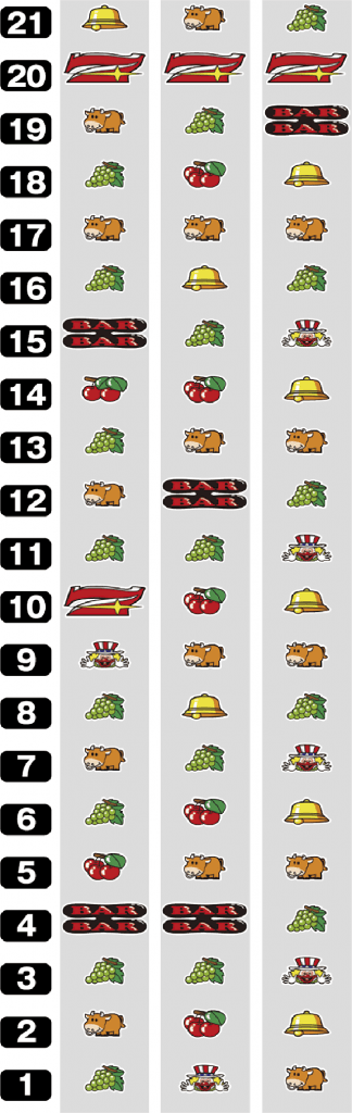 スーパーミラクルジャグラーのリール