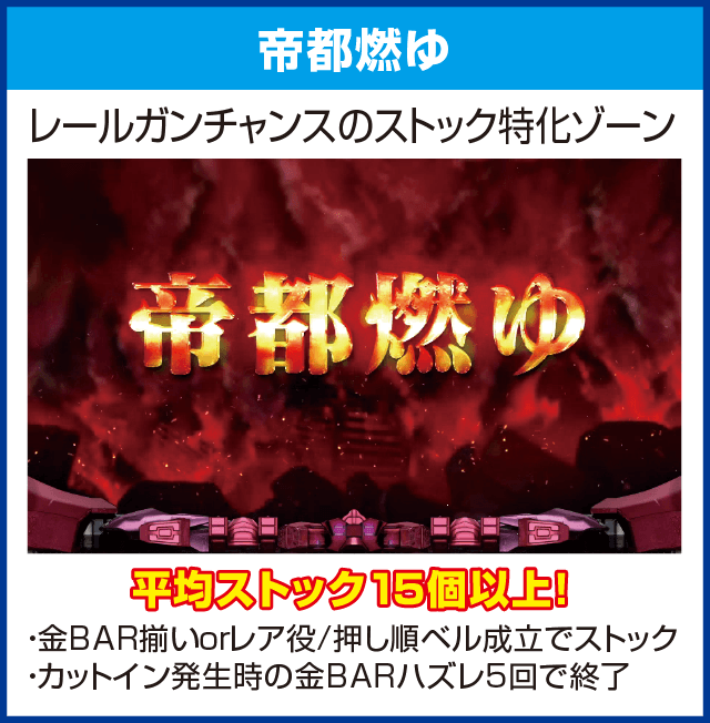 パチスロ トータル・イクリプスのピックアップ