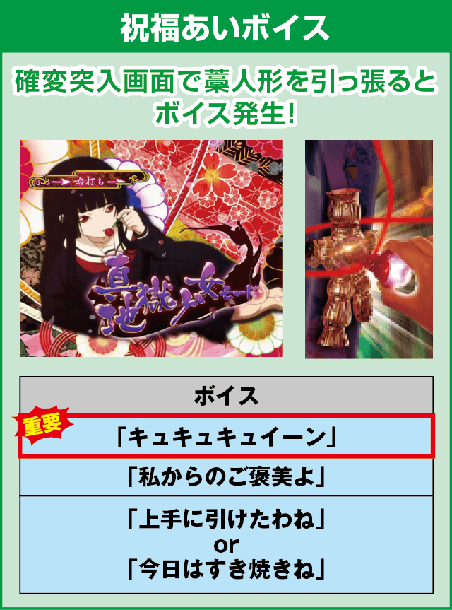 PA地獄少女 宵伽設定付の確定演出