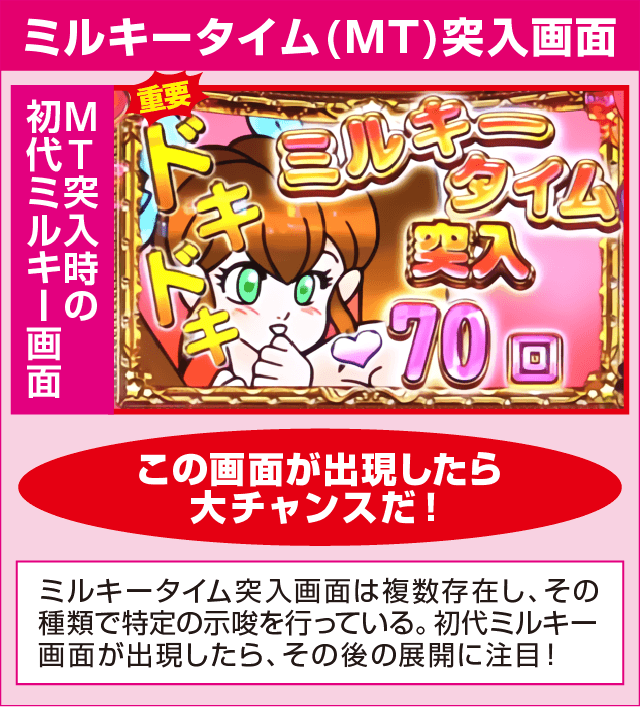 PAミルキーバーN-W6の確定演出