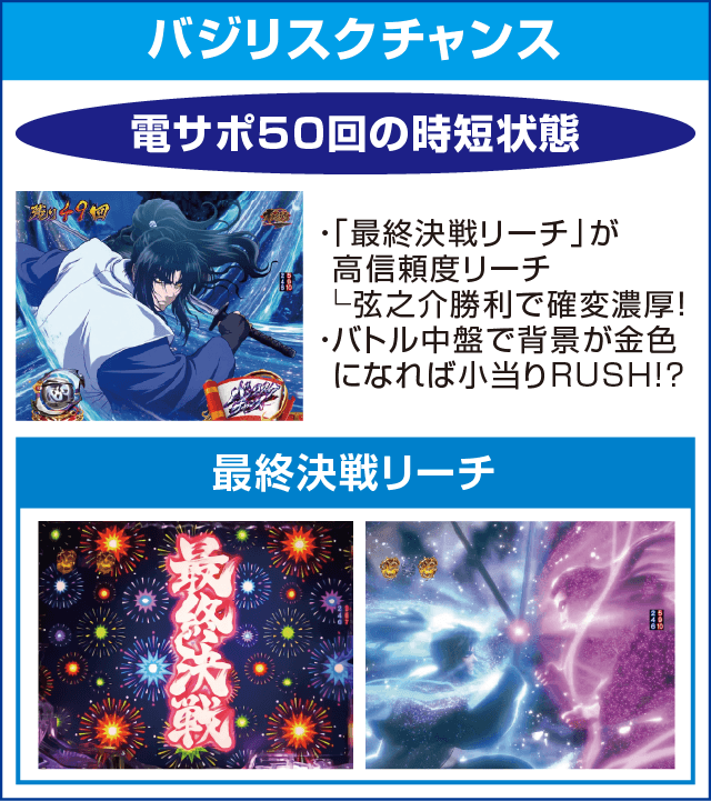 Pバジリスク～甲賀忍法帖～2のピックアップ