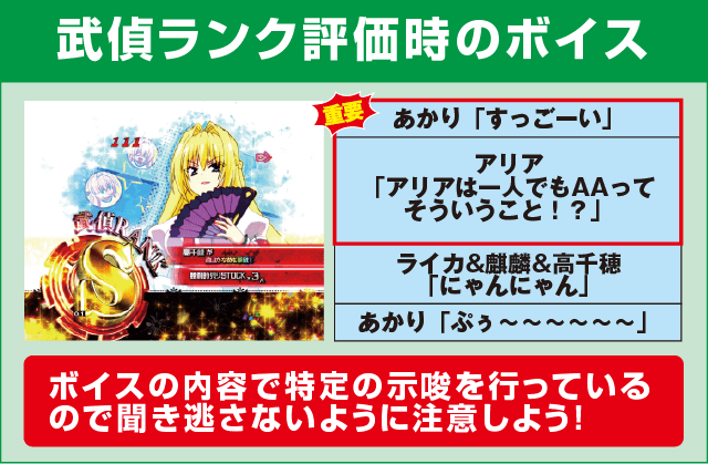 P緋弾のアリアAA FE 設定付の確定演出