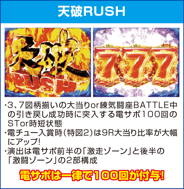 デジハネPA北斗の拳7 天破のピックアップ