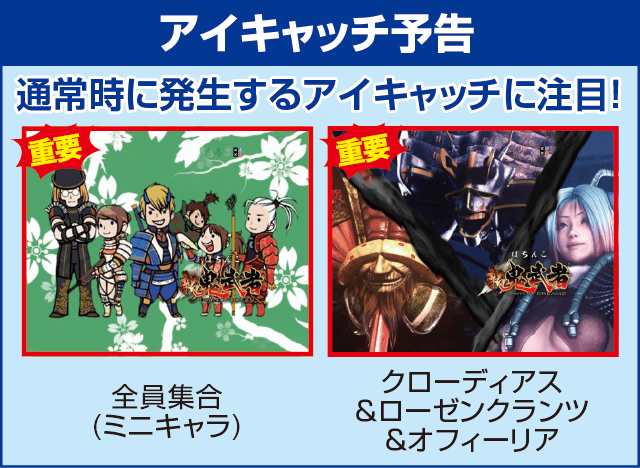 ぱちんこ 新鬼武者 狂鬼乱舞 Light Versionの確定演出