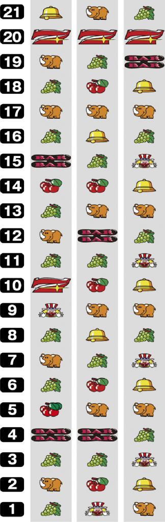 アイムジャグラーEX(6号機)のリール