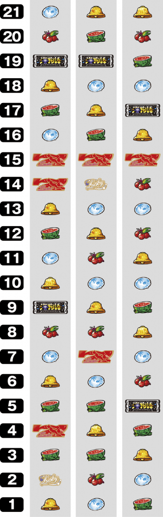 S Lucky海物語のリール