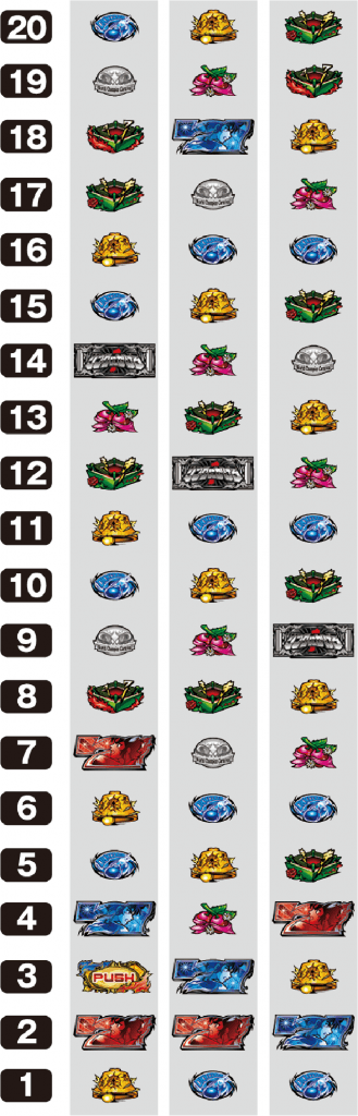 PACHISLOT リングにかけろ1 ワールドチャンピオンカーニバル編のリール