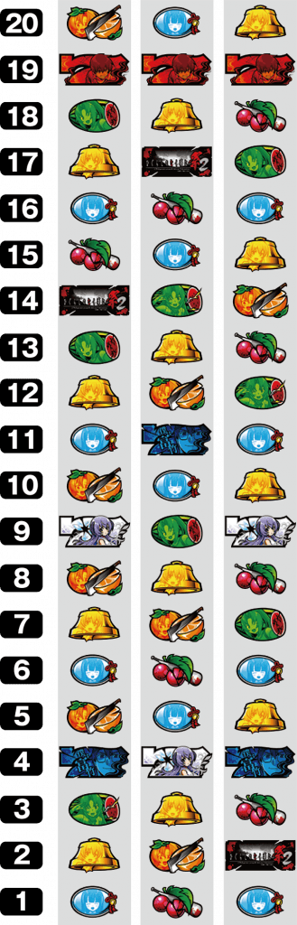 パチスロひぐらしのなく頃に祭2のリール