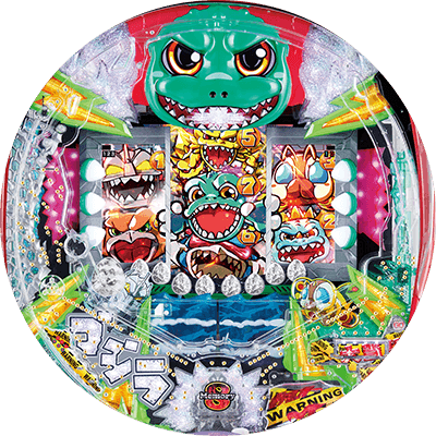 Pぶいぶい!ゴジラの盤面画像