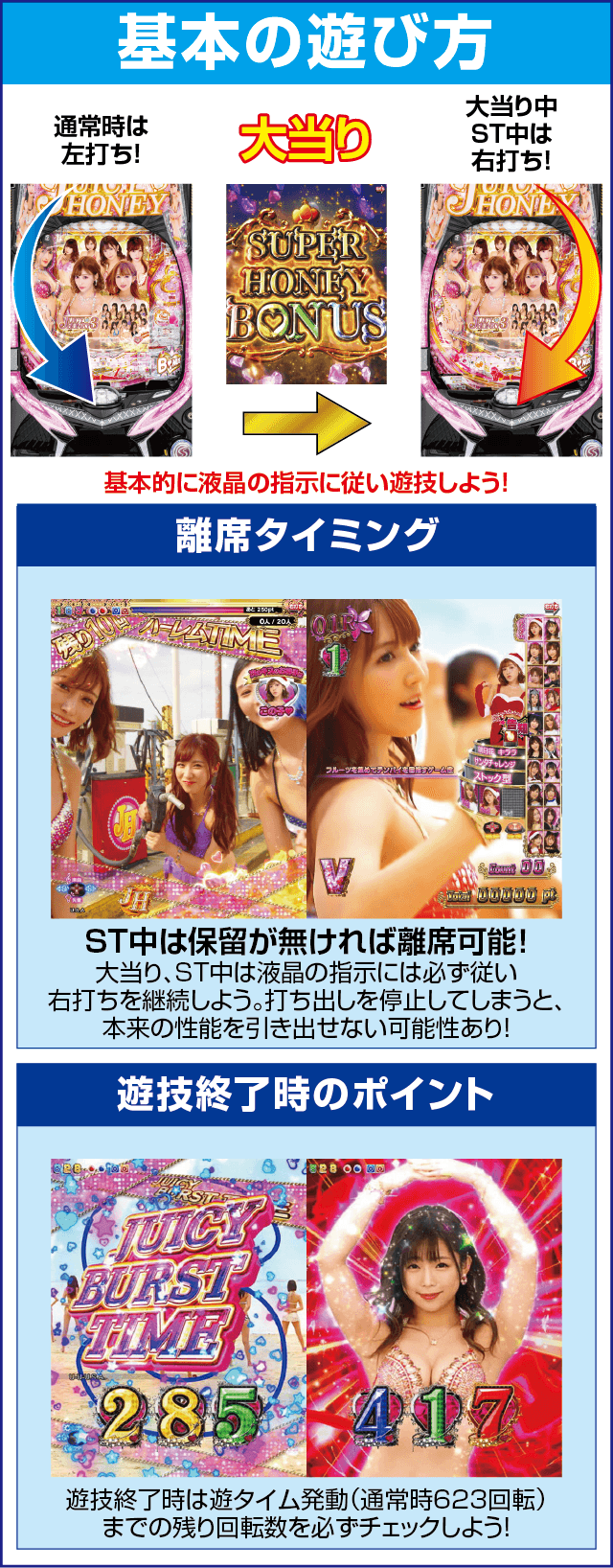 Pジューシーハニー3のスペック