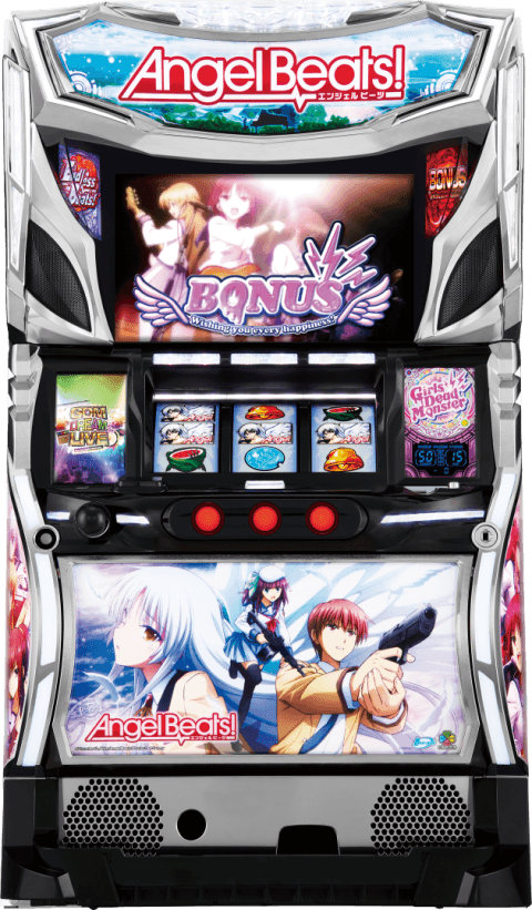 パチスロAngel Beats!の筐体