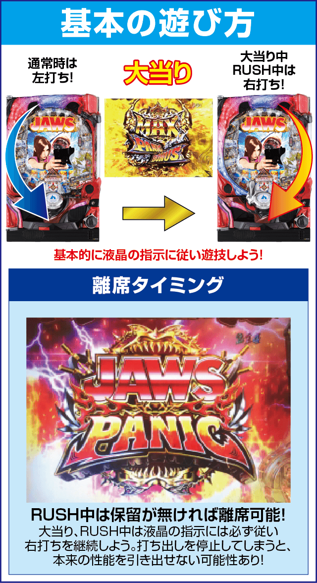 P JAWS再臨のスペック