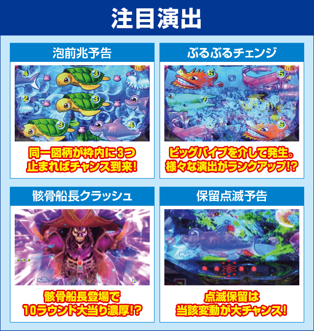 P大海物語4スペシャルBLACKのピックアップ