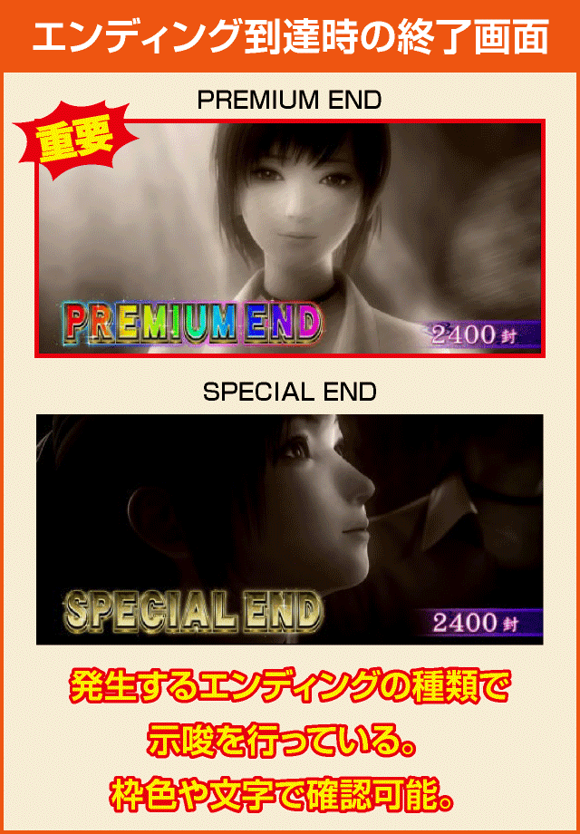 パチスロ零の確定演出