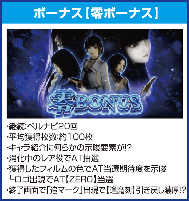 パチスロ零のピックアップ