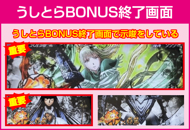 パチスロ うしおととら 雷槍一閃の確定演出