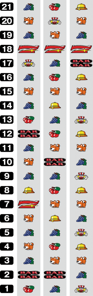 ファンキージャグラー２のリール