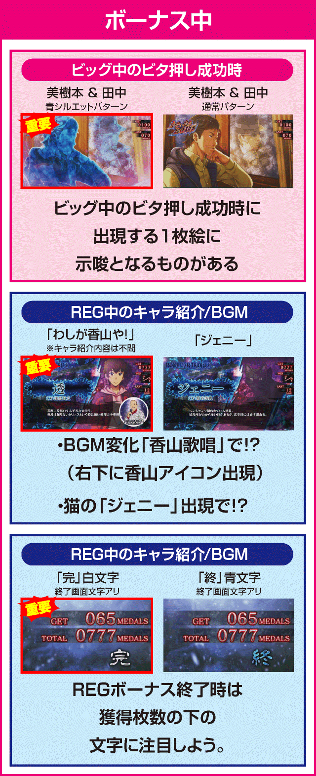 パチスロかまいたちの夜の確定演出