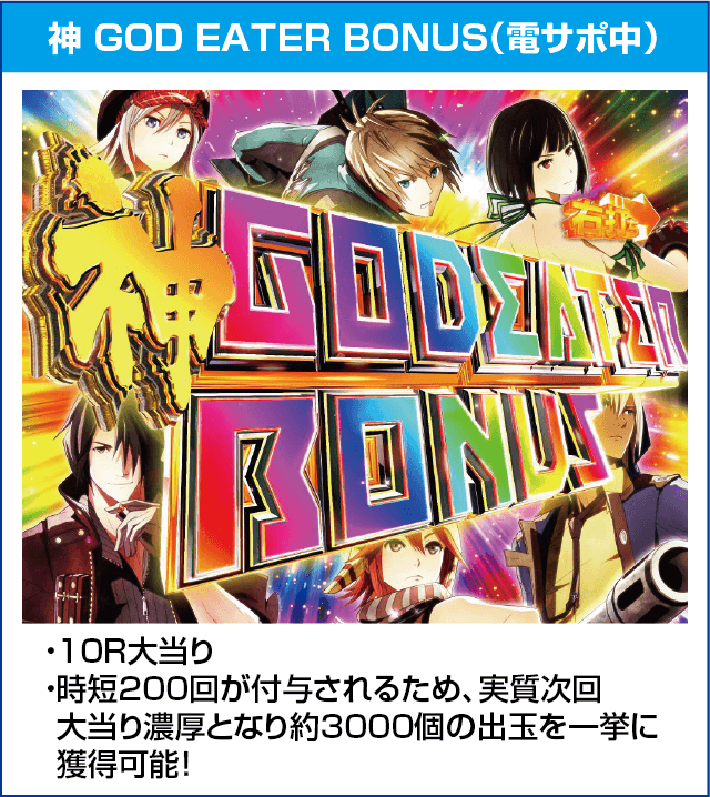 Pゴッドイーター究極一閃のピックアップ