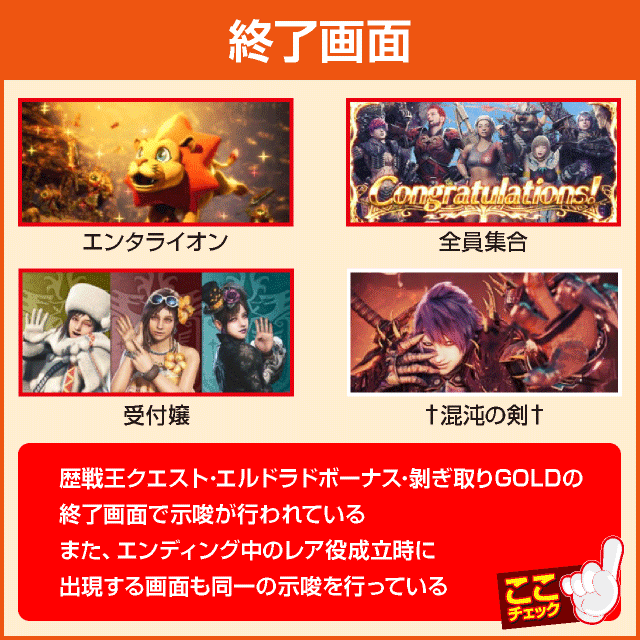 パチスロ モンスターハンター:ワールド™ 黄金狩猟の確定演出