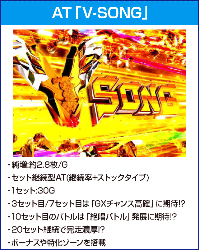 パチスロ 戦姫絶唱シンフォギア 勇気の歌のピックアップ