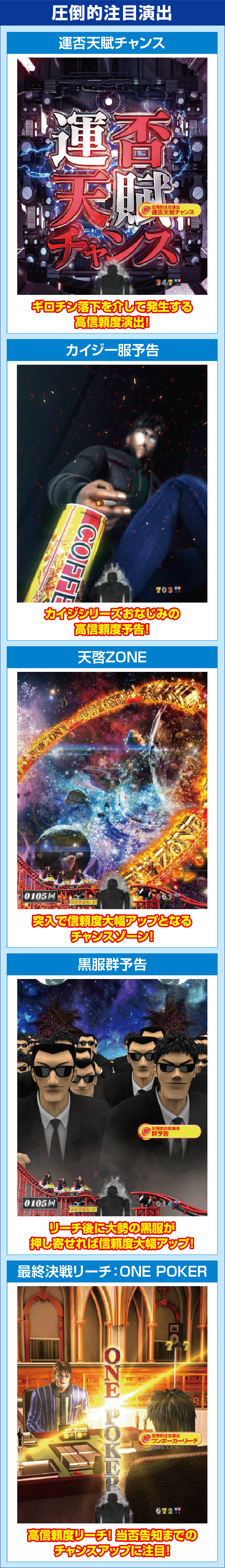 Cの衝撃!!P弾球黙示録カイジ5 電撃チャージ和也Ver.のピックアップ