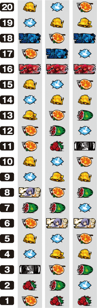 パチスロひぐらしのなく頃に祭２カケラ遊び編のリール