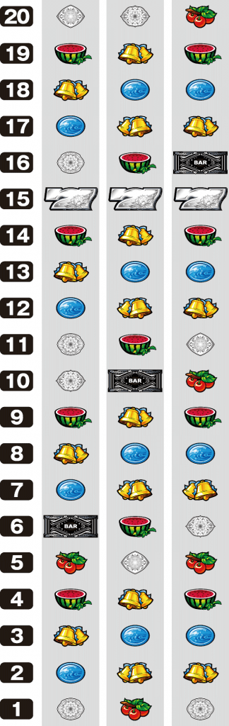 パチスロ 月華 雅のリール