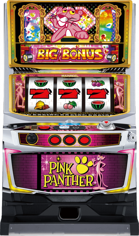 パチスロ ピンクパンサーSPの筐体