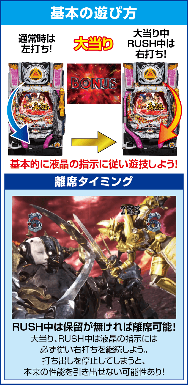 P激デジ真・牙狼の基本の遊び方