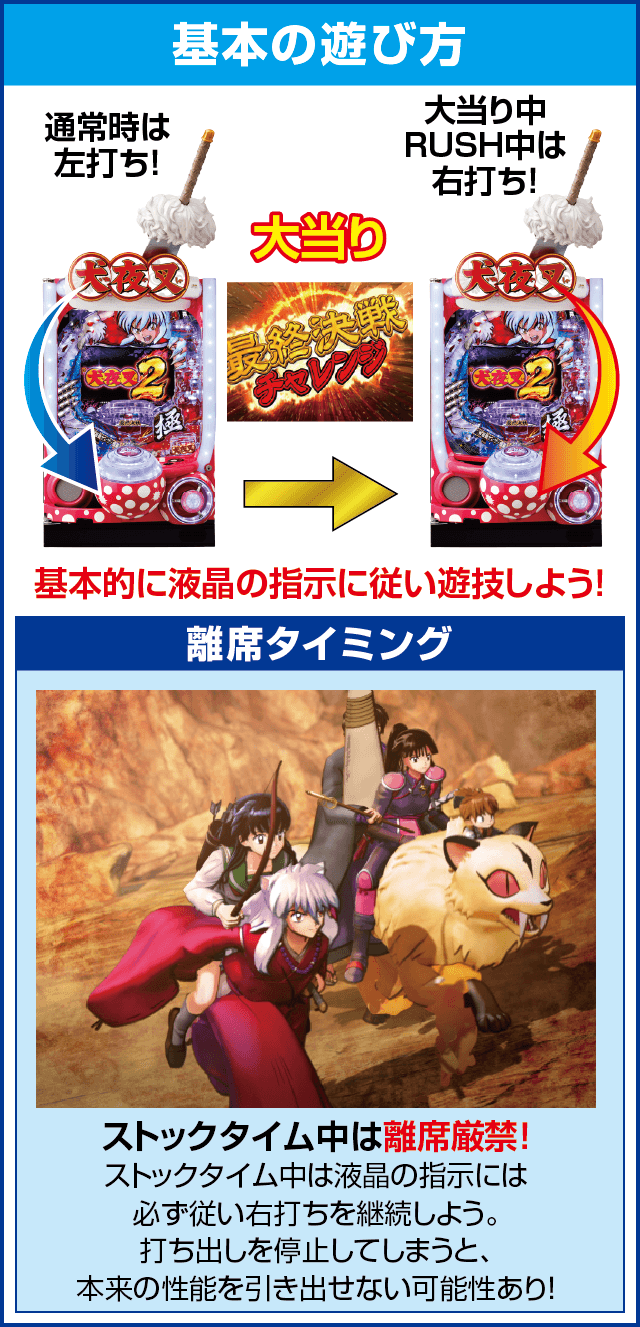 P犬夜叉2の基本の遊び方