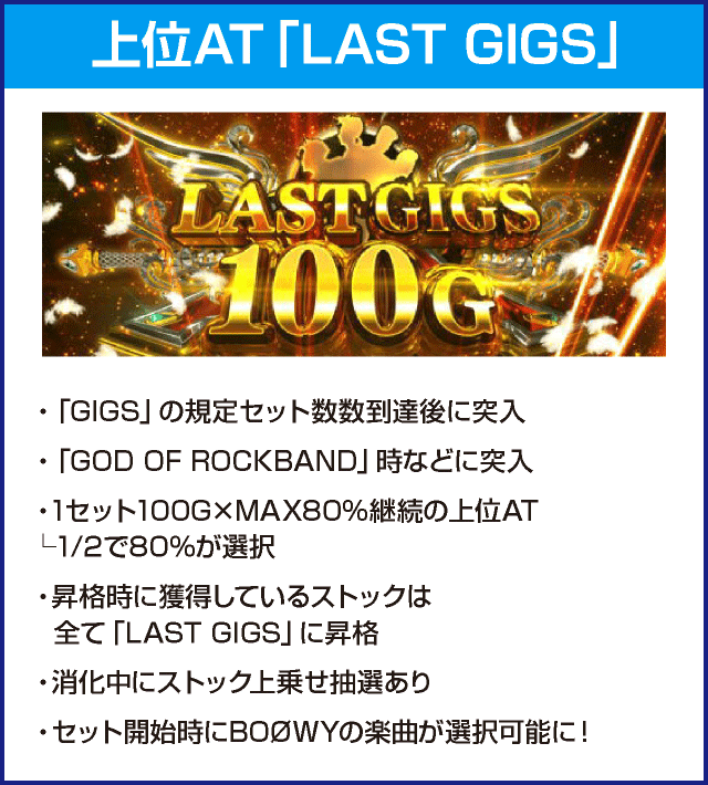 パチスロBOØWYのピックアップ