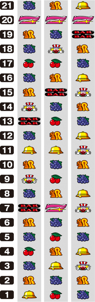 ハッピージャグラーVⅢのリール