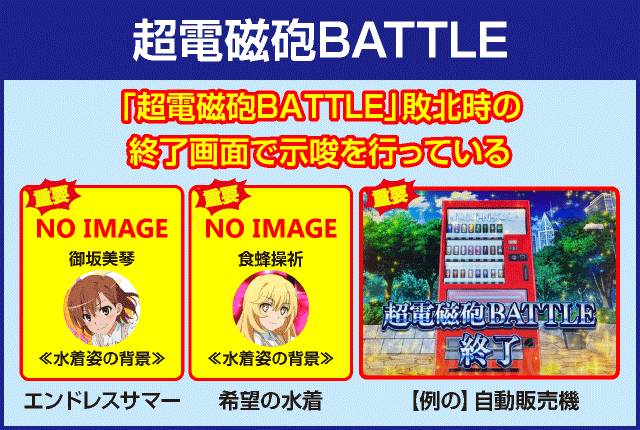 SLOTとある科学の超電磁砲の確定演出