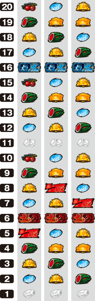 Lバキ 強くなりたくば喰らえ!!!のリール