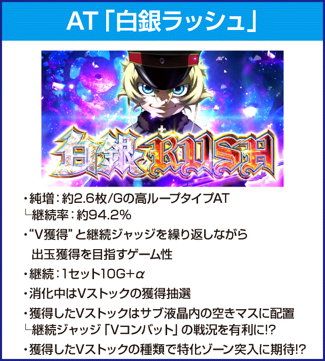 パチスロ幼女戦記のピックアップ