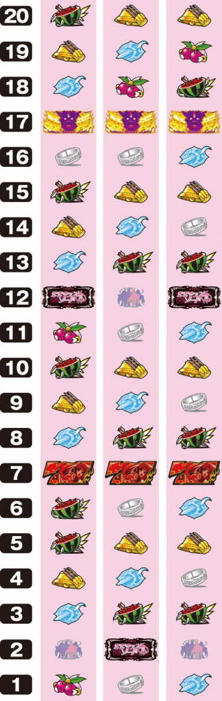 SモモキュンソードDXのリール