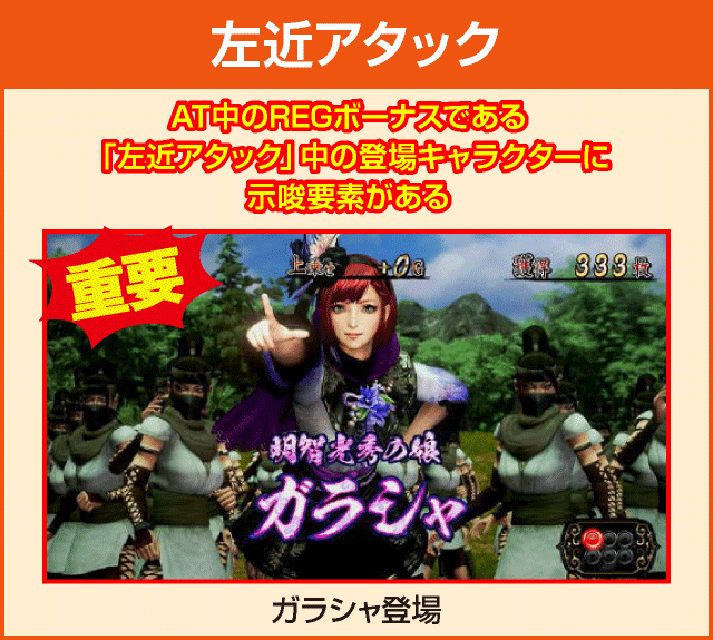 パチスロ戦国無双3の確定演出