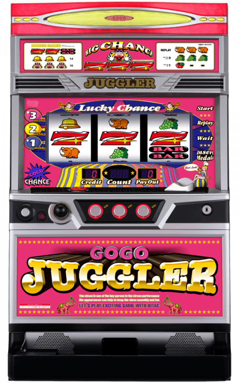 ゴーゴージャグラー3の筐体