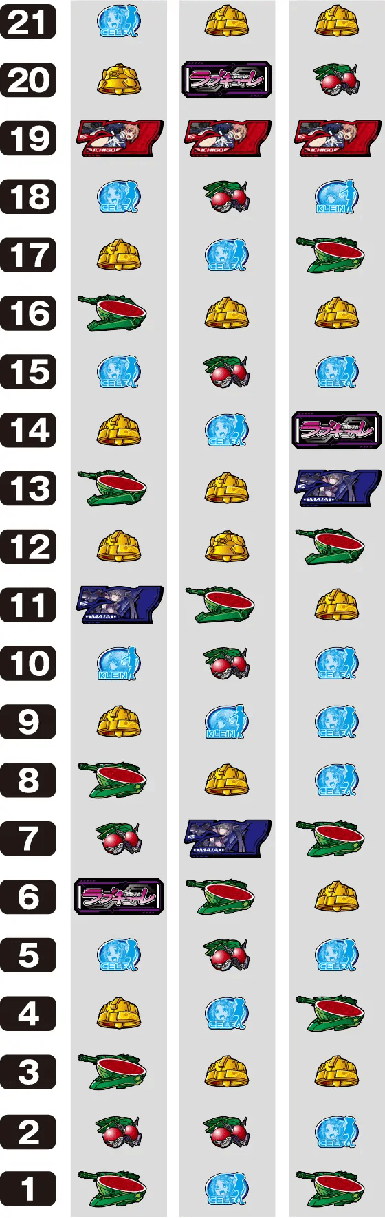 防空少女ラブキューレ２～極限の共鳴～のリール