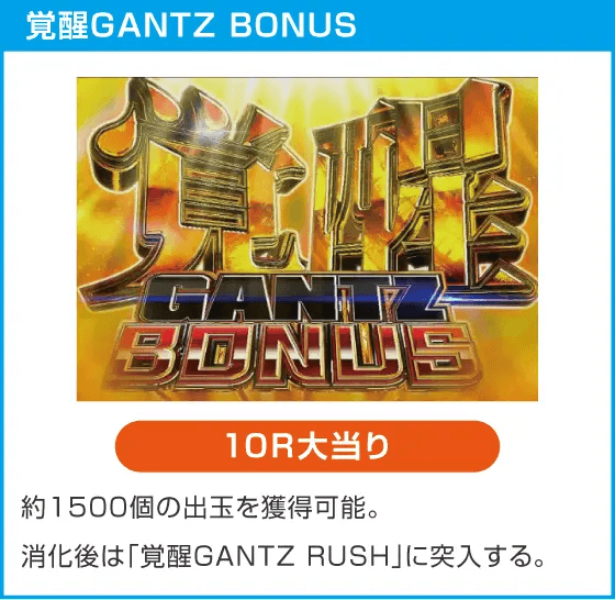 ぱちんこ GANTZ 覚醒 RUSH180のスペック