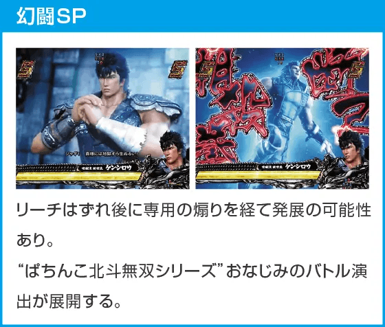 P真・北斗無双 第4章 下剋上闘のスペック