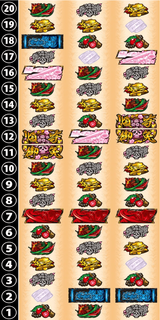 L花の慶次～佐渡攻めの章～のリール