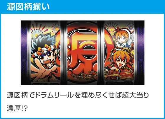 Pドラム花火の源さんのスペック