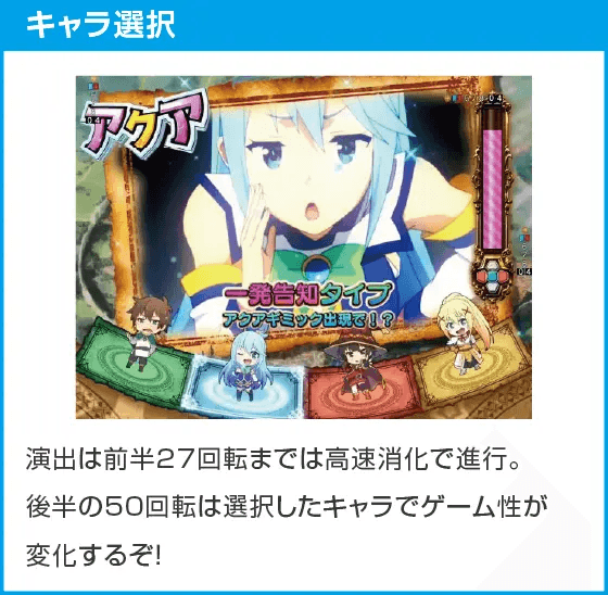 Pこの素晴らしい世界に祝福を！199LT『このラッキートリガーに祝福を！』のスペック