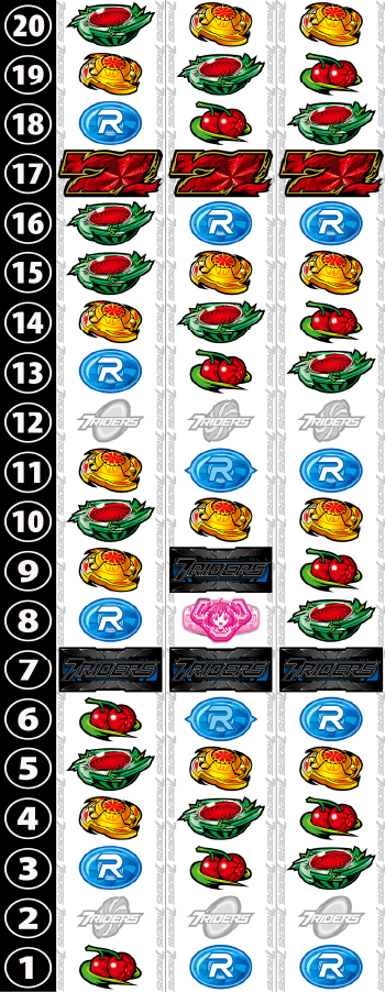 L 仮面ライダー 7RIDERSのリール