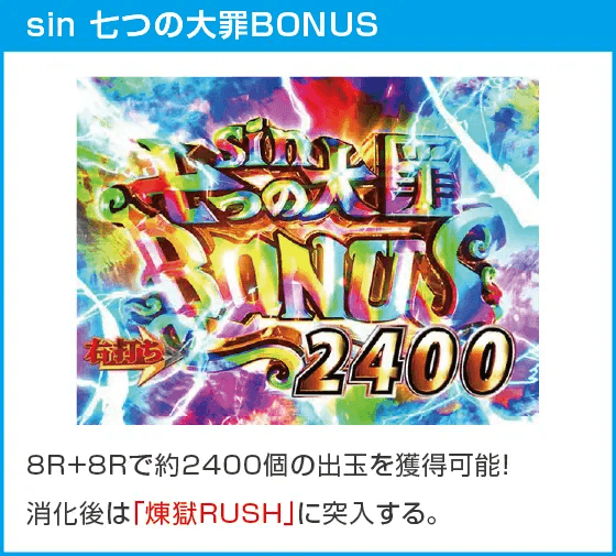 Psin 七つの大罪 強甘 2400Ver.のスペック